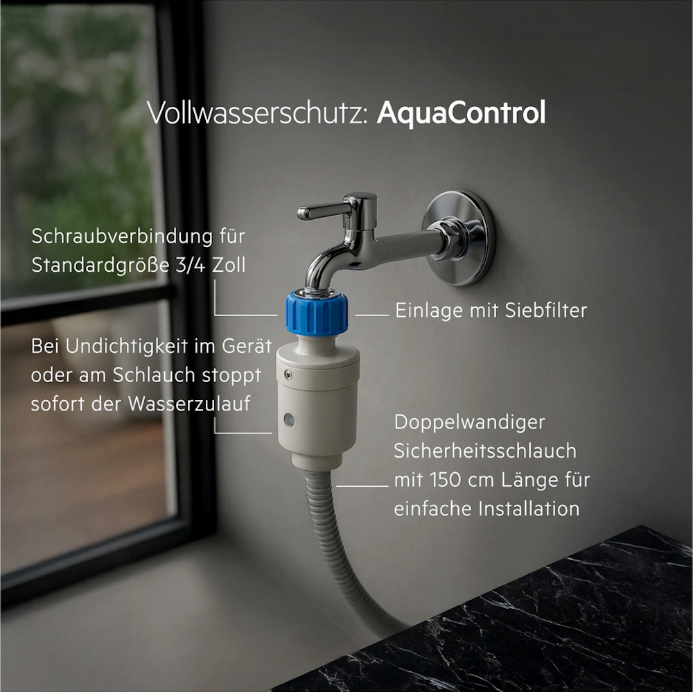 AEG Serie 6000 L6FBA51480 Waschmaschine 8 kg – ProSense® Mengenautomatik Frontlader