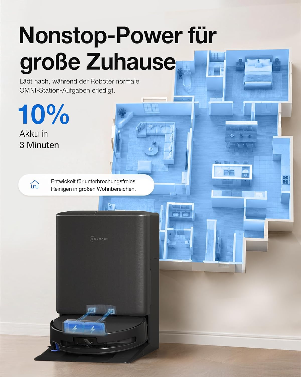 Ecovacs AIVI 3D 4.0 Navigation und All-in-One OMNI Station