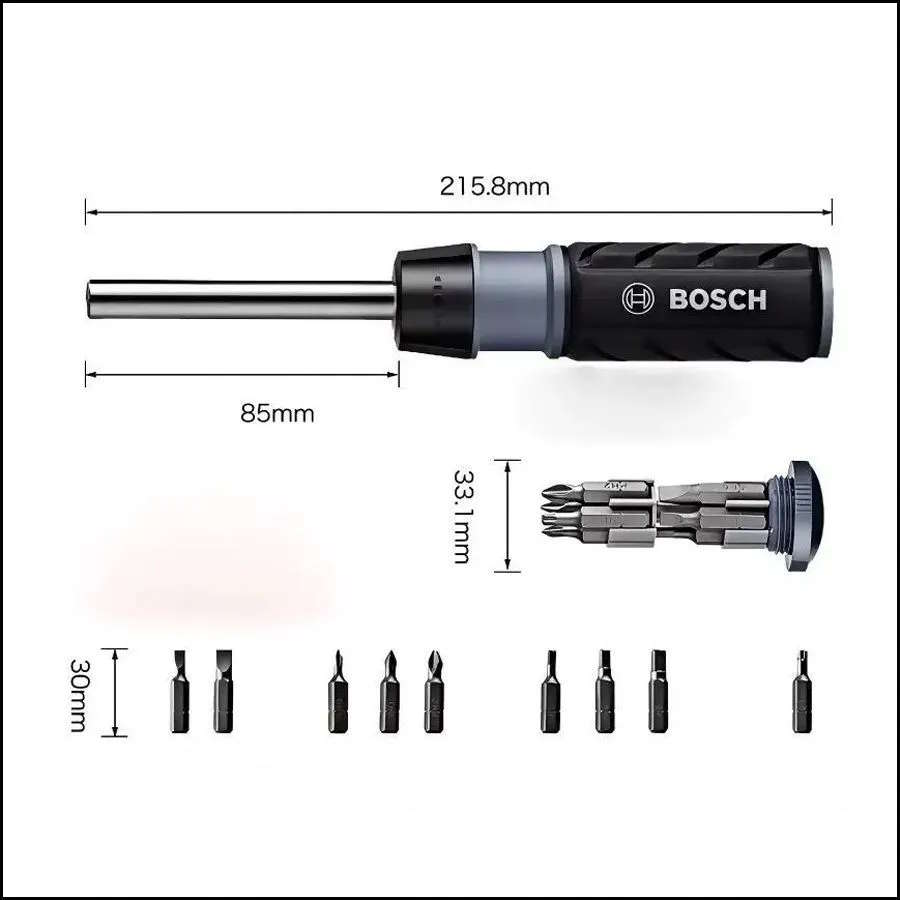 BOSCH Bits Übersicht und Größenangaben