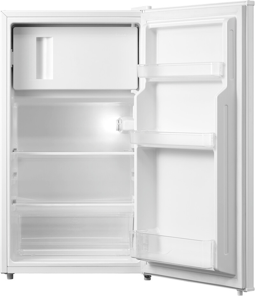 Midea COMFEE RCD115WH2 Tabletop Refrigerator with Freezer Compartment | 80 Liters | 4-Star Freezer Compartment | Energy E Class
