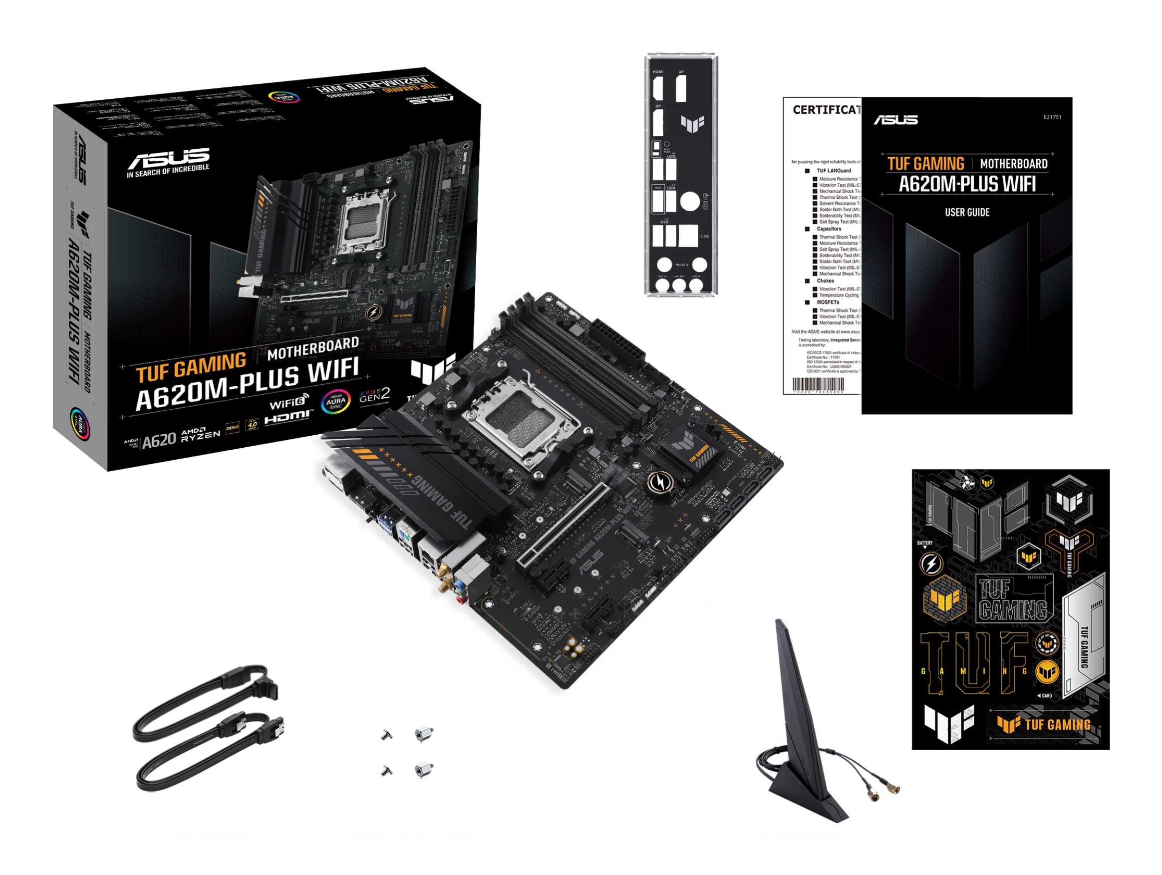 ASUS TUF GAMING A620M-PLUS WIFI