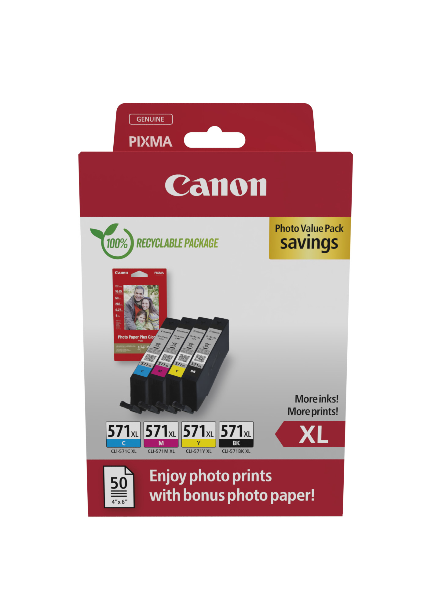 Canon CLI-571XL BK/C/M/Y