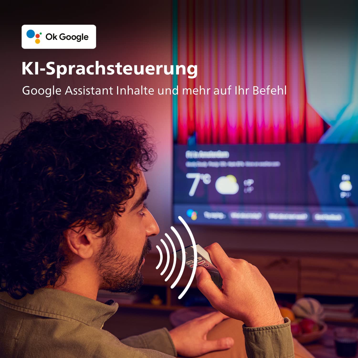 Philips 43PUS8007/12 108 cm (43"), AI voice control