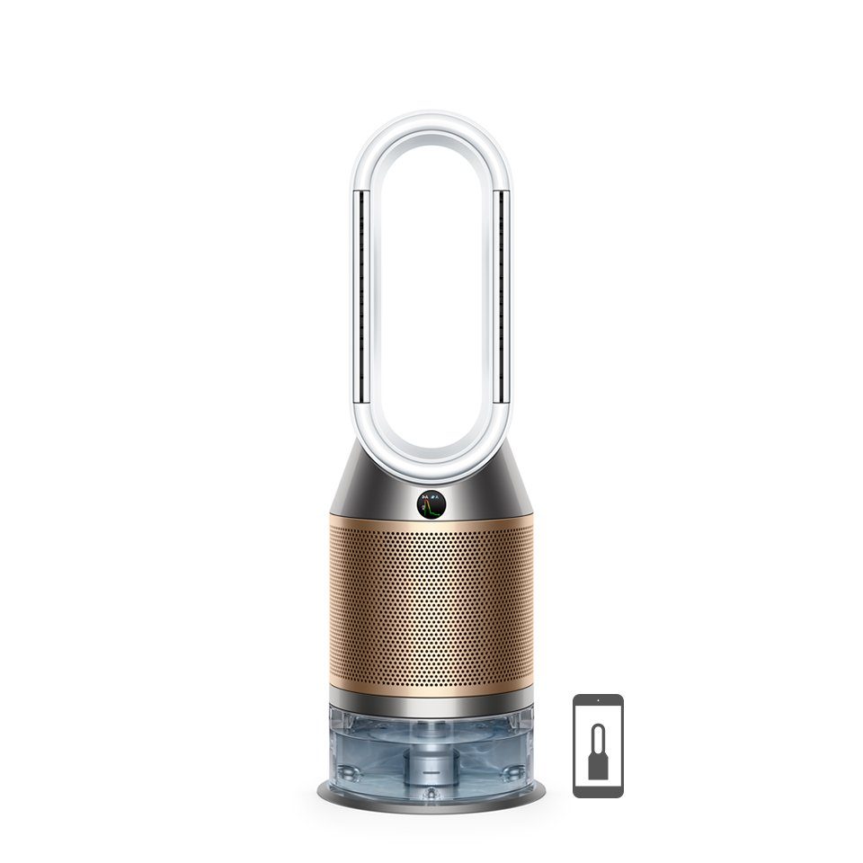 DYSON PH04 Purifier Humidify+Cool Autoreact Luftbefeuchter/Luftreiniger - Weiß/Gold