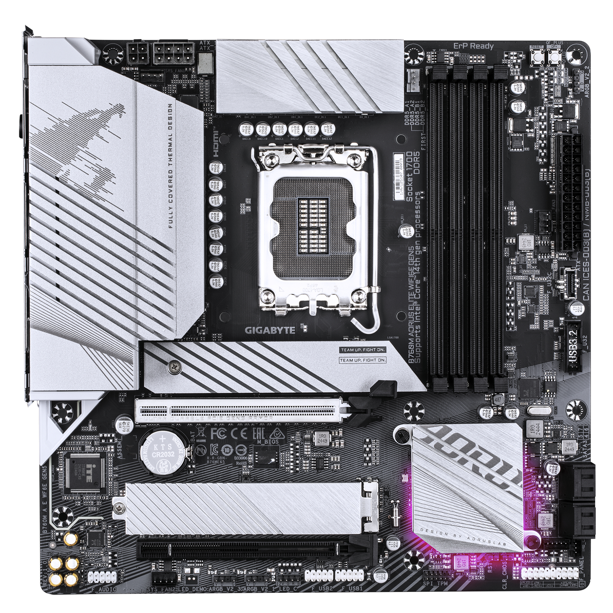 GIGABYTE B760M AORUS ELITE WIFI6E GEN5