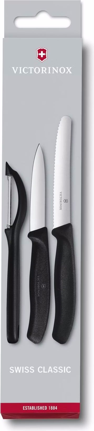 Vorderansicht des gesamten 3-teiligen Victorinox Sets