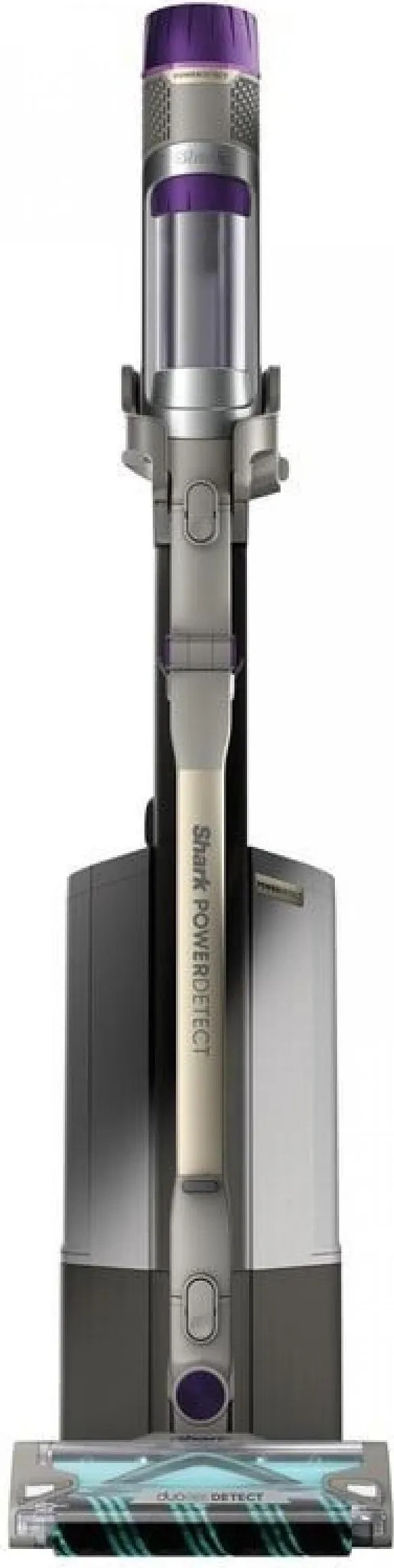 Kabelloser Shark PowerDetect Staubsauger IP3251EUT mit lila Akzenten