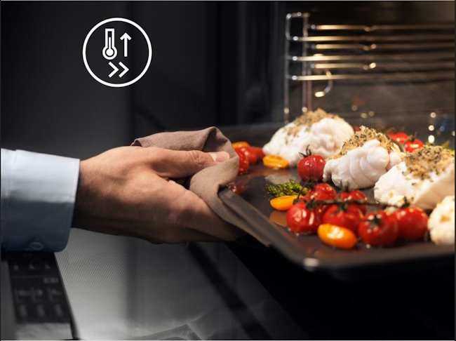 AEG BPK742280T 8000 Einbaucbackofen - Schnellaufheizung | EAN: 7332543839773