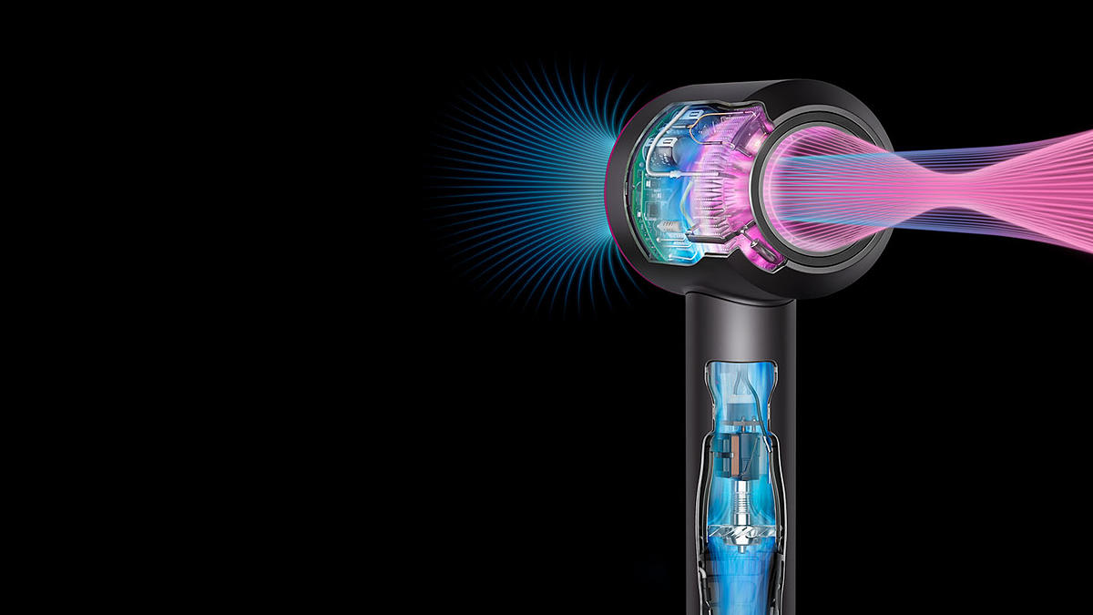 Dyson Supersonic hairdryer HD07 black/nickel No. 386816-01, EAN: 5025155047569