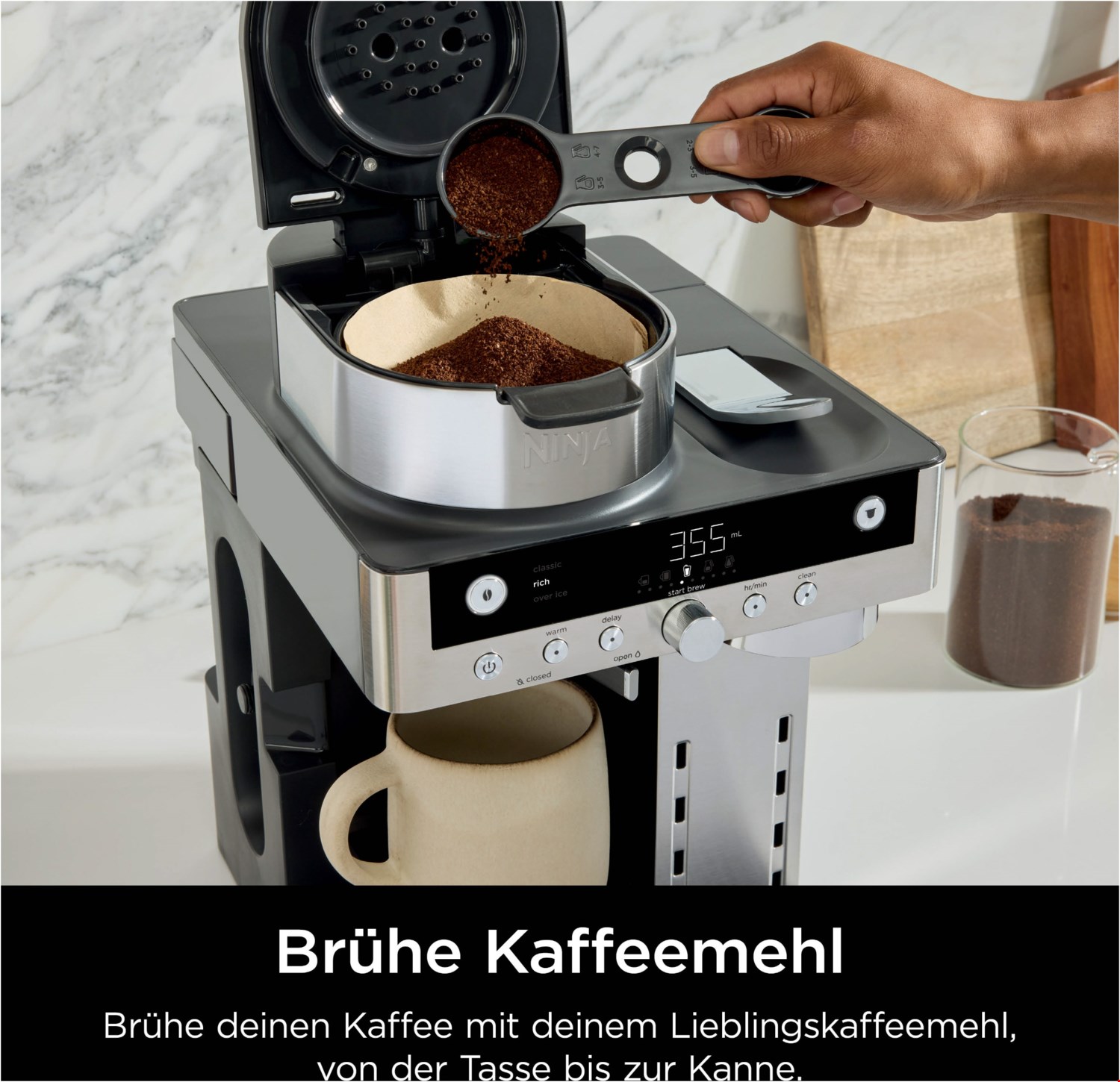 Ninja Filterkaffee Zubereitung