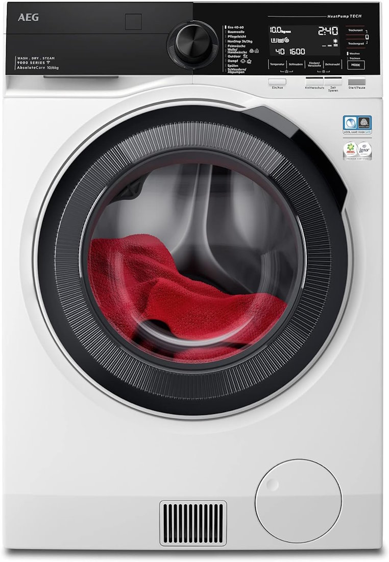 AEG LWR9W80600 Waschtrockner 9000 AbsoluteCare® / WiFi / 10 kg Waschen / 6 kg Trocknen