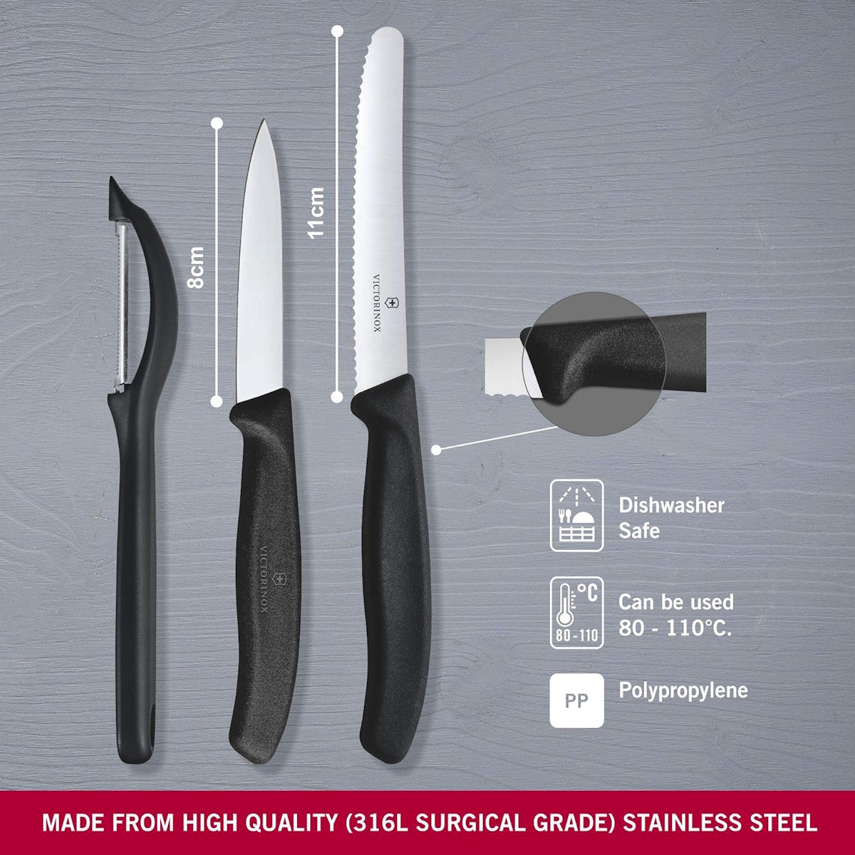 Victorinox Vegetable Knife and Tomato Knife Set