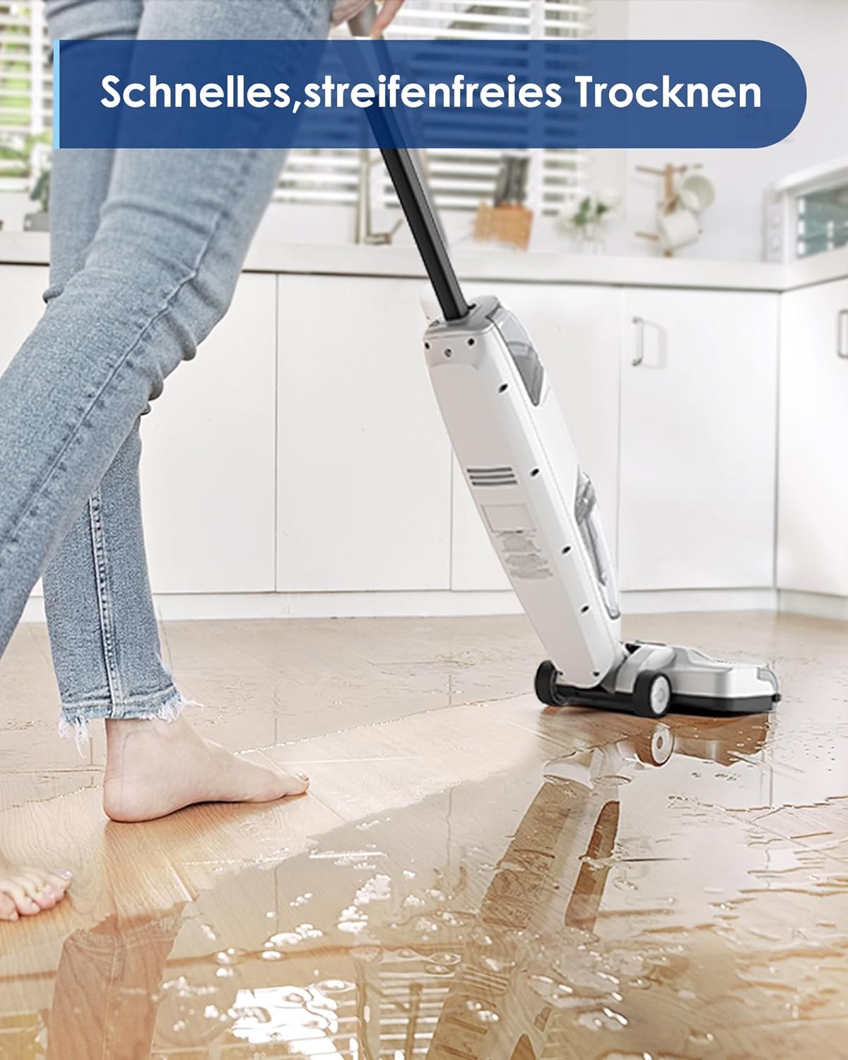 TINECO iFLOOR 2 PLUS wet/dry vacuum cleaner, battery-operated