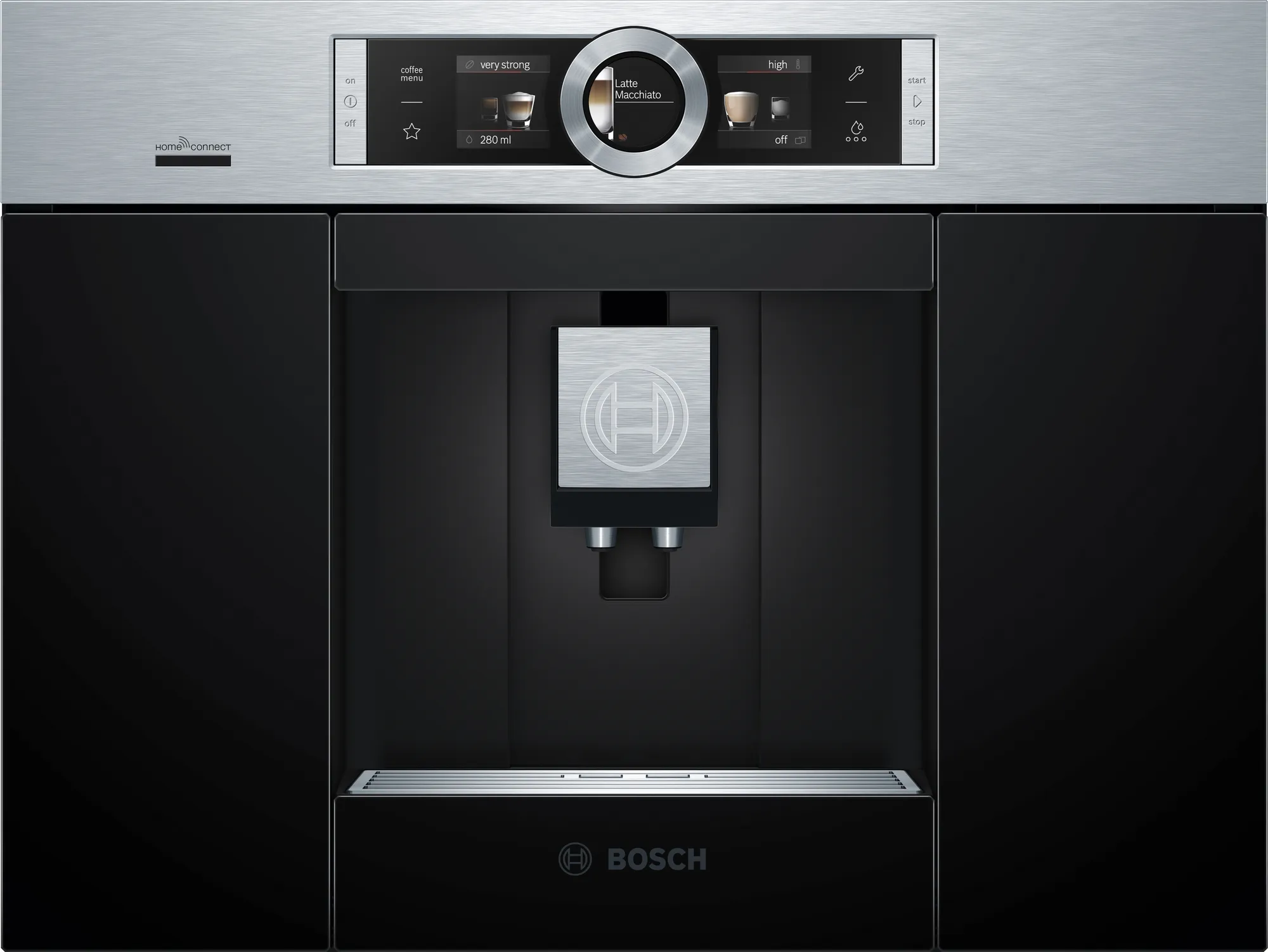 BOSCH Serie 8 Einbau-Kaffeevollautomat Edelstahl CTL636ES6