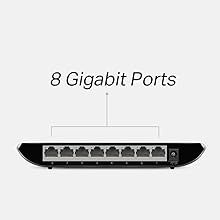 TP-LINK TL-SG1008D Switch mit 8 Ethernet-Ports