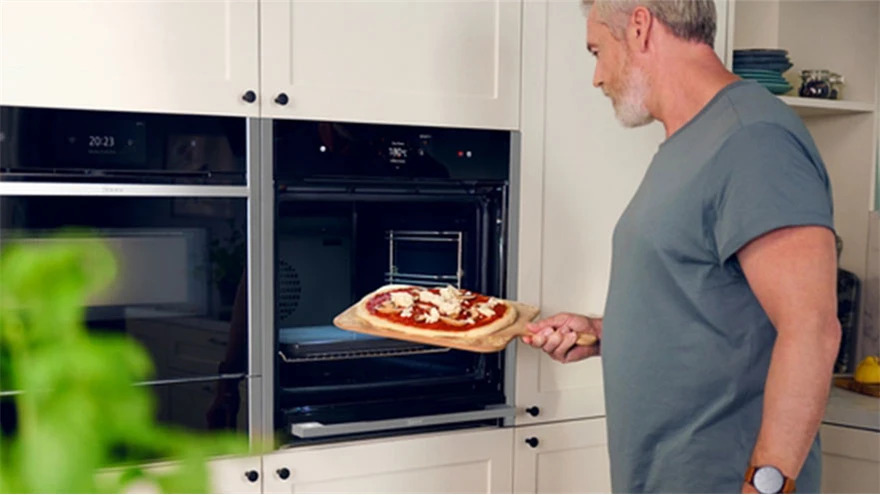 Pizzastufe Neff B2CCG6AK3 Einbau-Backofen: CircoTherm, Slide&Hide & EasyClean