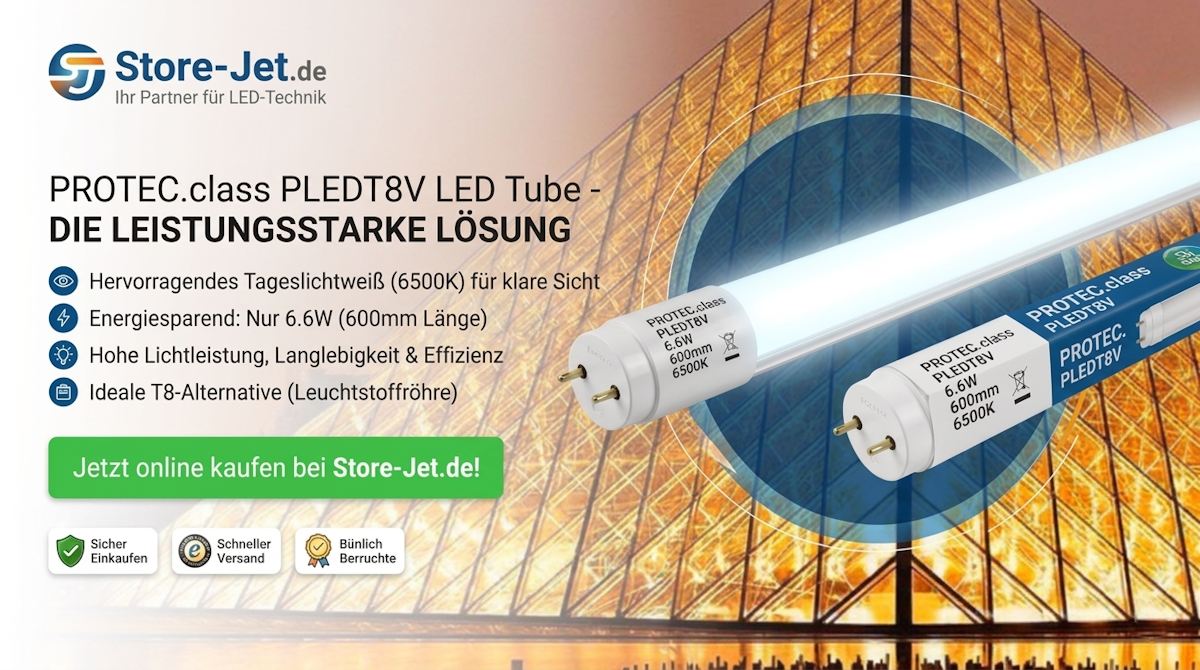 PROTEC.class T8 LED Röhre 600mm 6500K