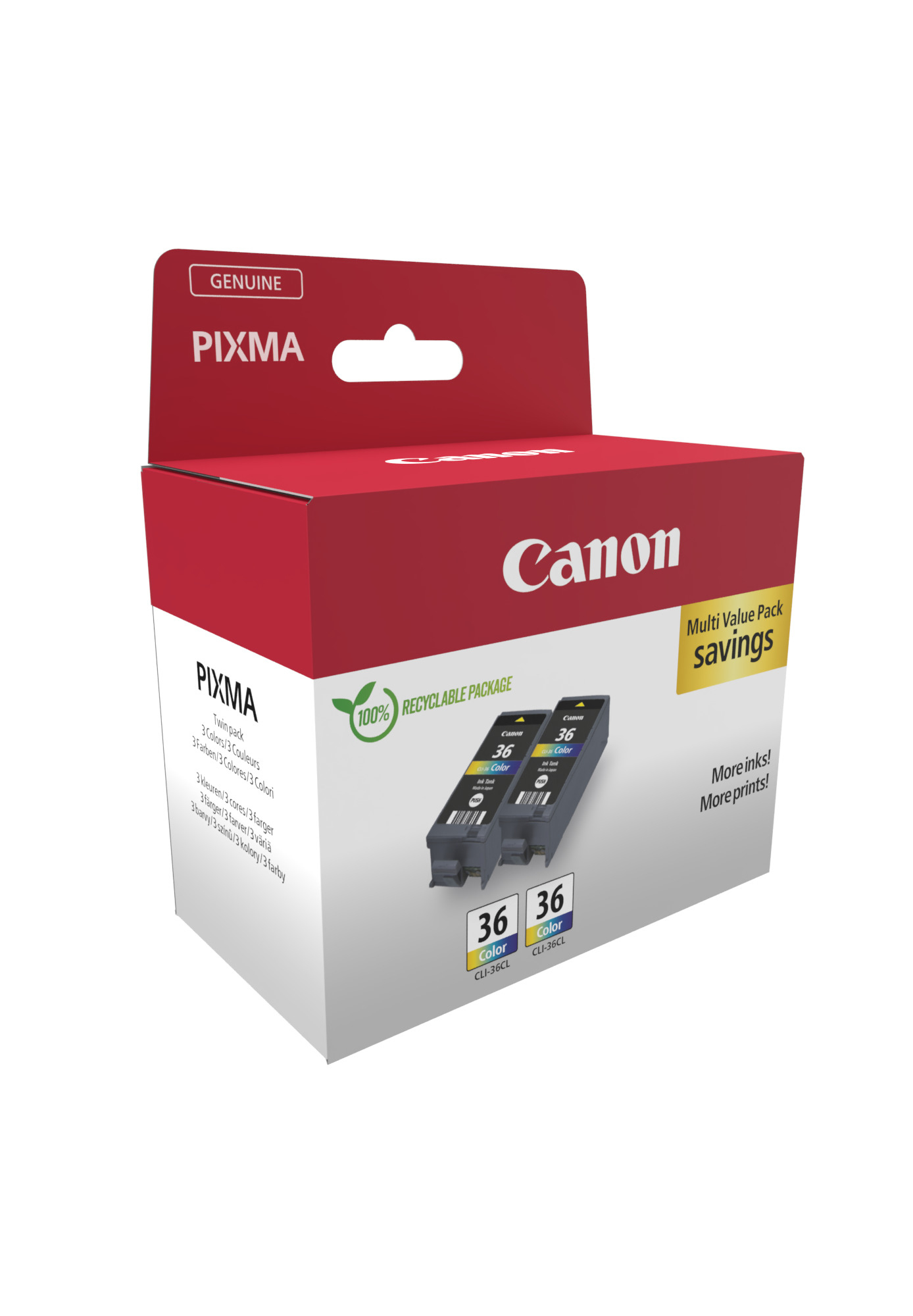 Canon CLI-36 CL Twin Pack