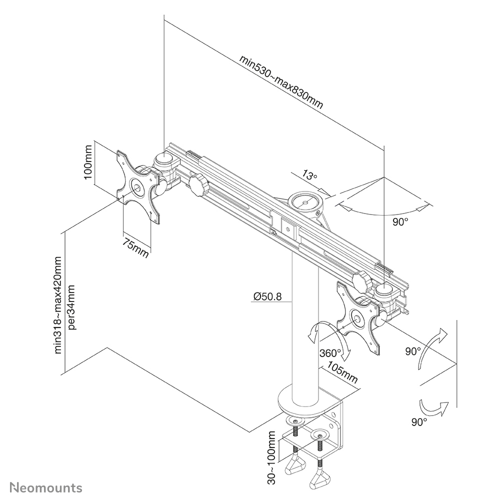 Neomounts FPMA-D700D