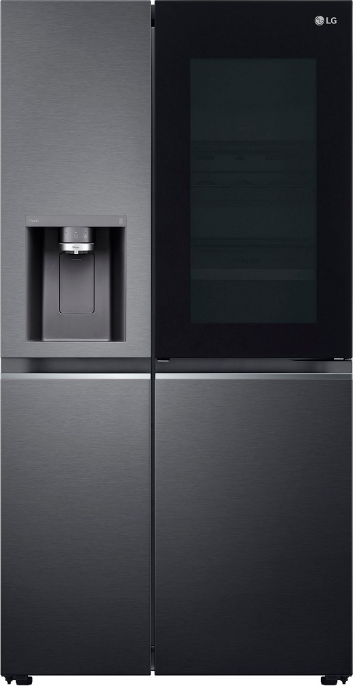 LG GSXV91MCAE Side-by-Side-Kühlschrank Schwarze Metallic Optik für einen Optischen Hingucker LG GSXV91MCAE Side-by-Side-Kühlschrank verschönern Sie Ihre Einrichtung mit UltraSleek Door