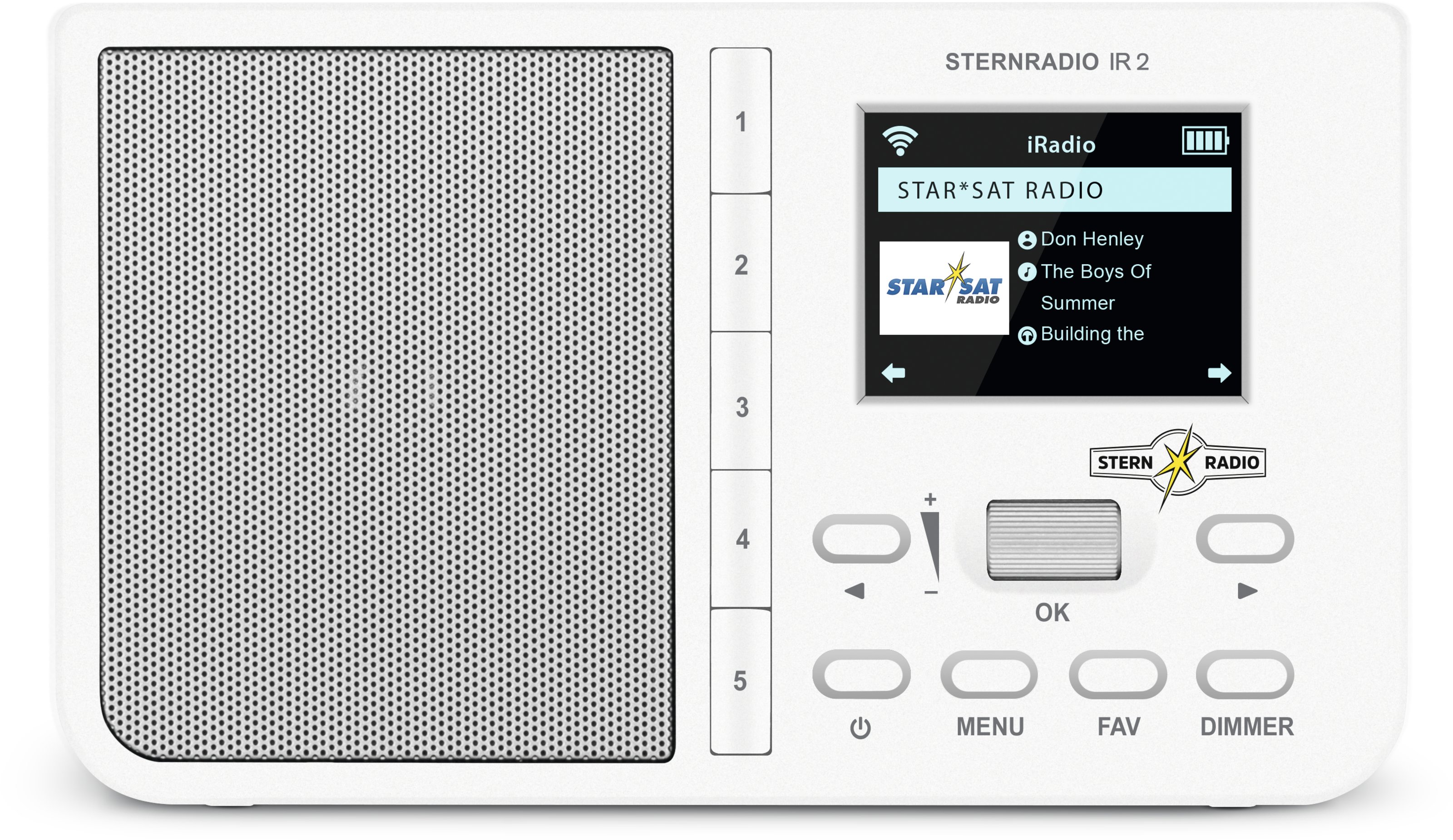 TECHNISAT STERNRADIO IR 2 weiss Internet Radio, EAN: 4019588139671