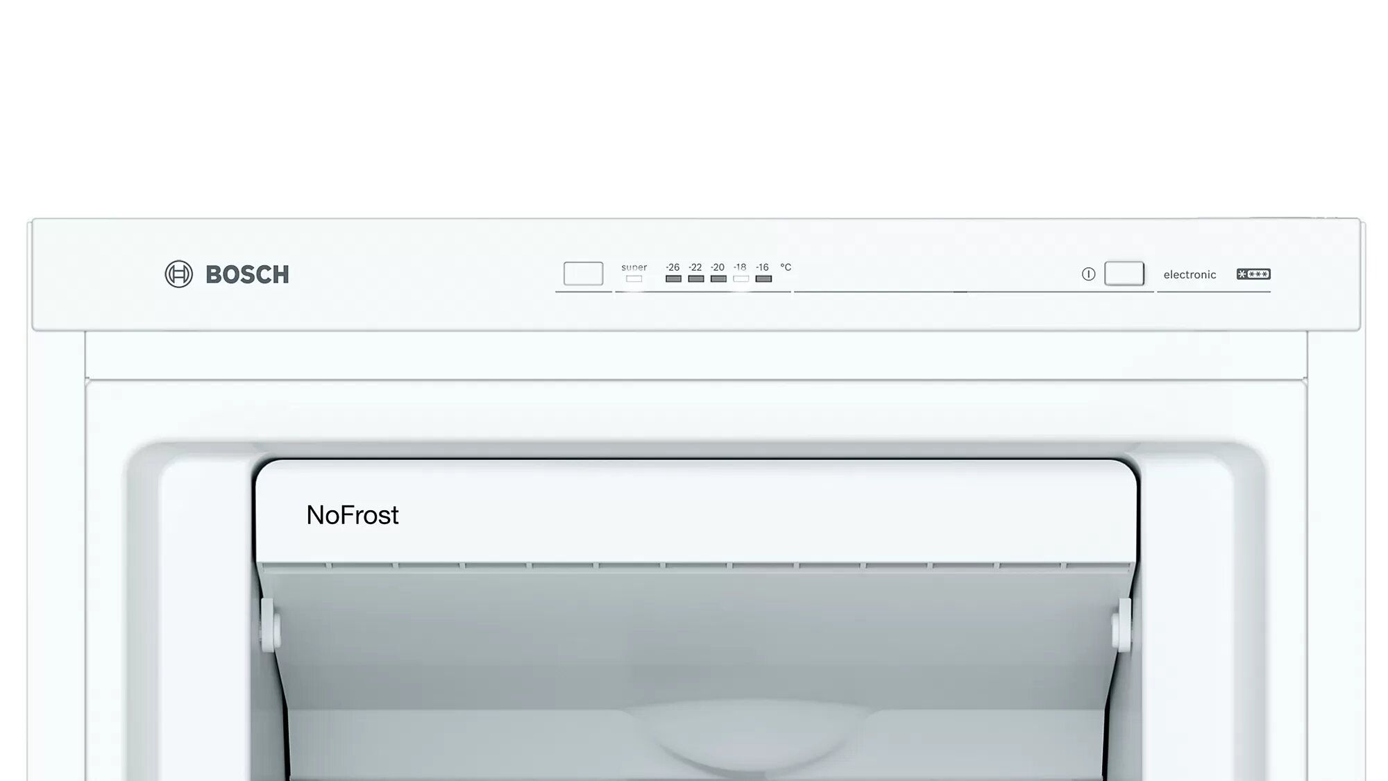 Bosch GSN33VWEP Serie 4 Gefrierschrank freistehend 176 cm – 225 L, Total No Frost, Energieklasse E, weiß