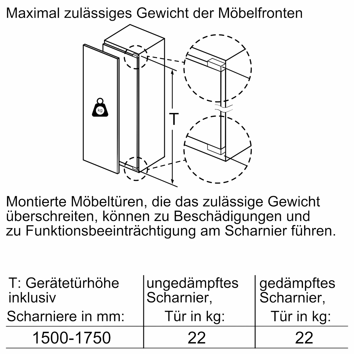 Bosch GIN81ACE0 Einbau-Gefrierschrank Serie 6 | 212 L | NoFrost | Flachscharnier Softeinzug | 177,2 cm