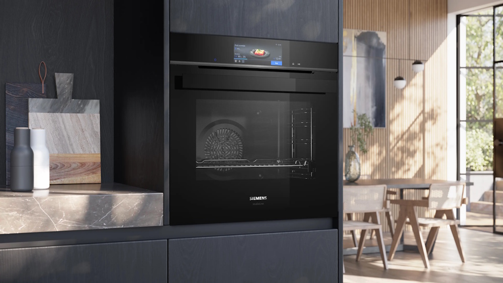 Siemens HB978GMB1 Built-in Oven | TFT Full-Touch Display Pro | activeClean Pyrolytic Cleaning | 4D Hot Air | Home Connect | Black Design