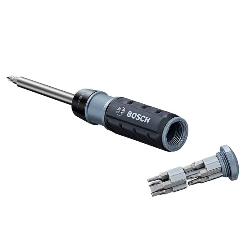 BOSCH-All-in-One-Handschreubendreher-Set_1 BOSCH 10-in-1 Schraubendreher-Set – Alles in einem!  Mit Ratsche für schnellen Wechsel der Bits. Ideal für Heimwerker und Profis. ️ Kompakt und handlich für jede Aufgabe.