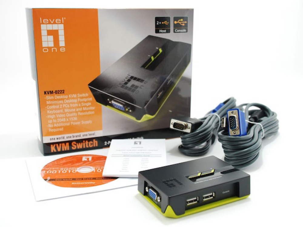 LevelOne KVM-0222