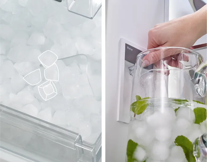 Bosch KAD93ABEP Eis und Wasserspender mit Festwasseranschluss