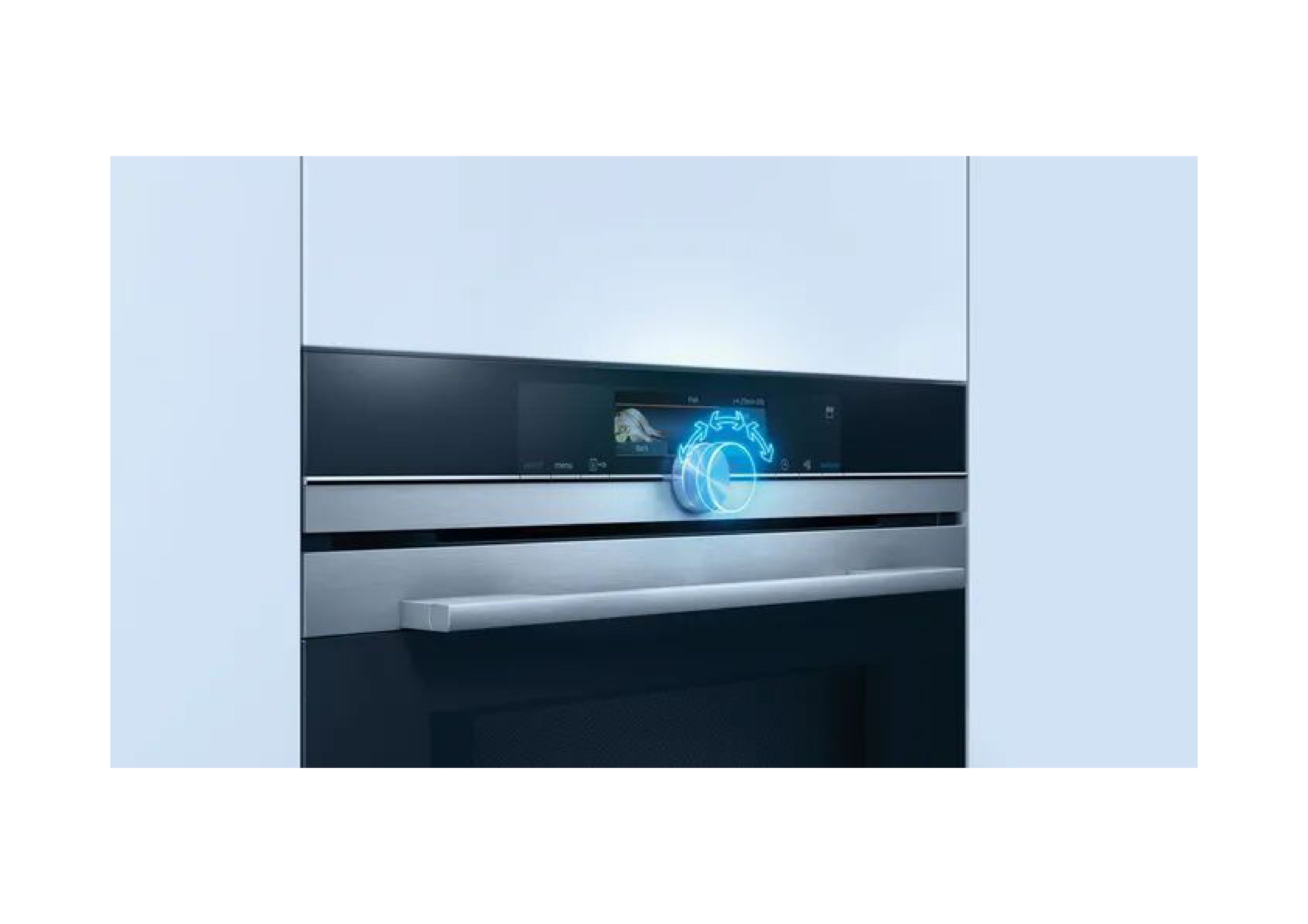 Stainless steel cooking chamber with LED lighting