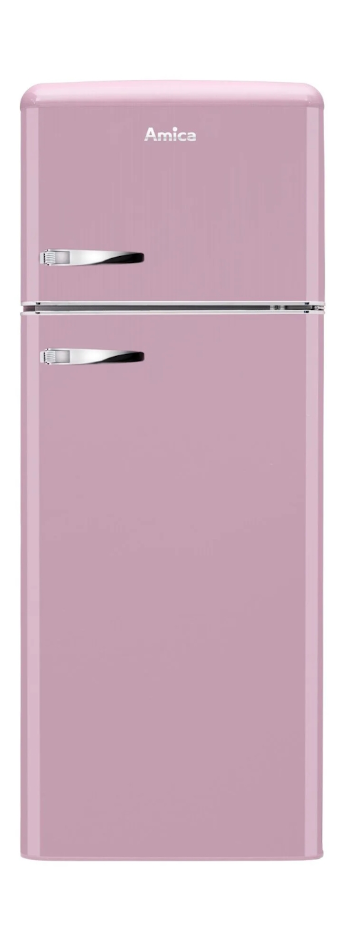 Amica KGC Retro Fridge-Freezer | 7 Colors to Choose From | FrostControl | 144 cm Height | Energy Class E