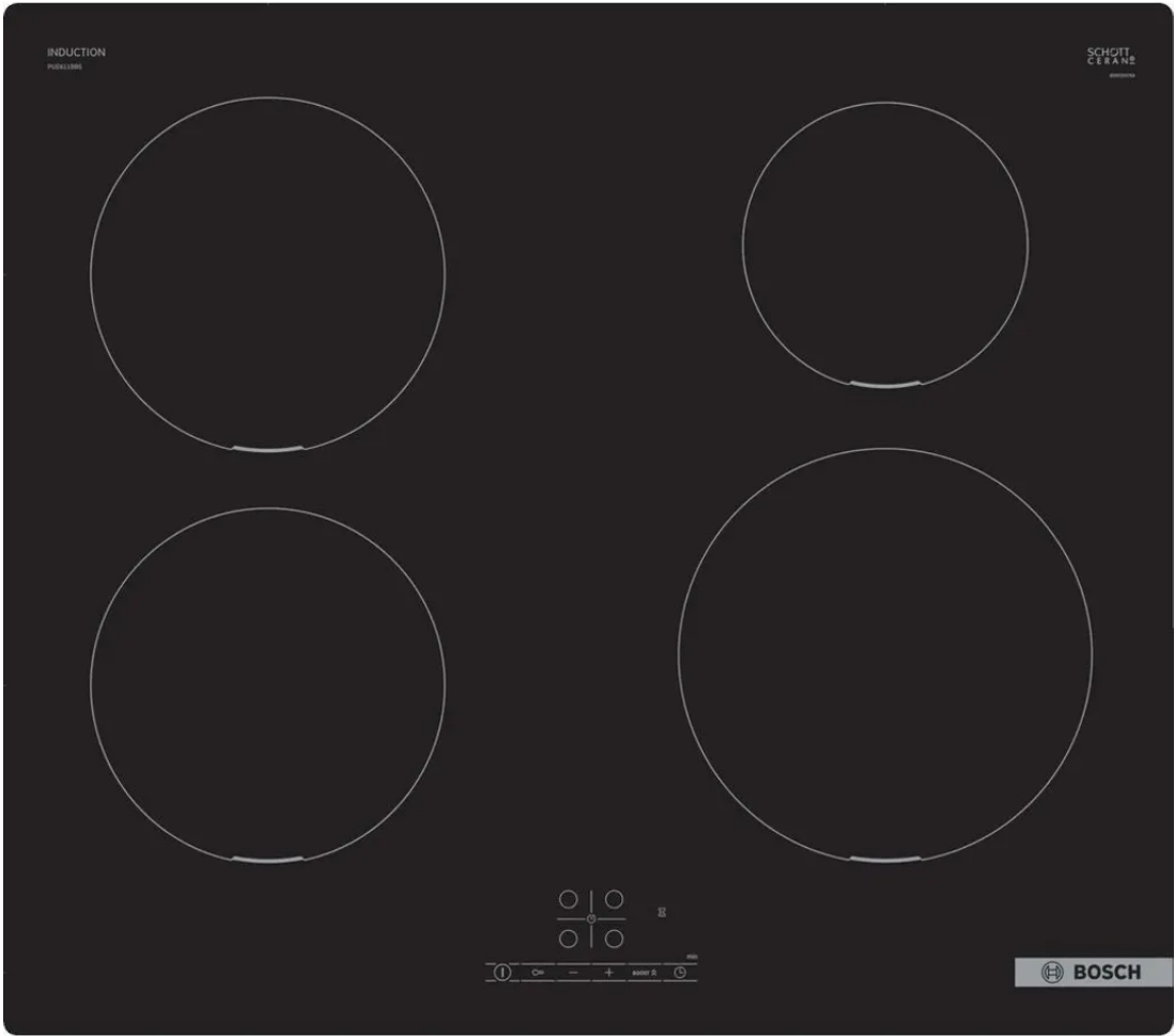 BOSCH PUE611BB5E Induktionskochfeld 60cm Autark Powerboost 