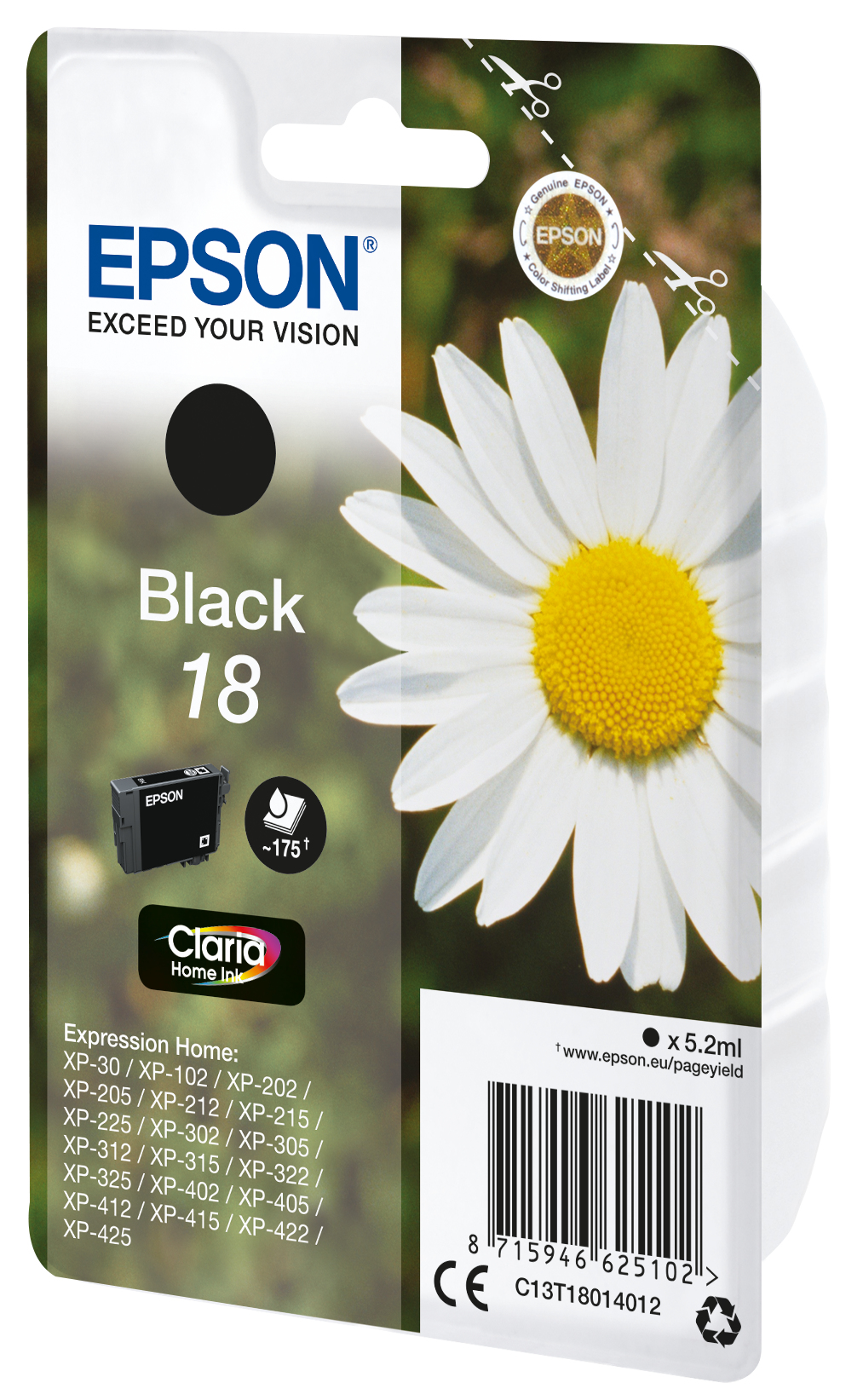 Epson Daisy Singlepack Black 18