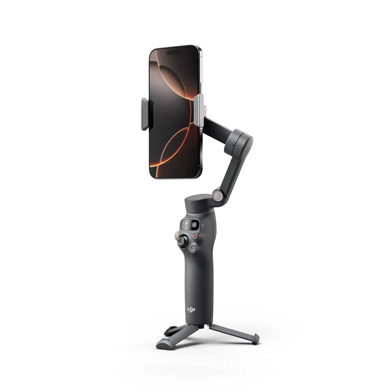 DJI Osmo Mobile 8 - Stativ mit handy seitlich