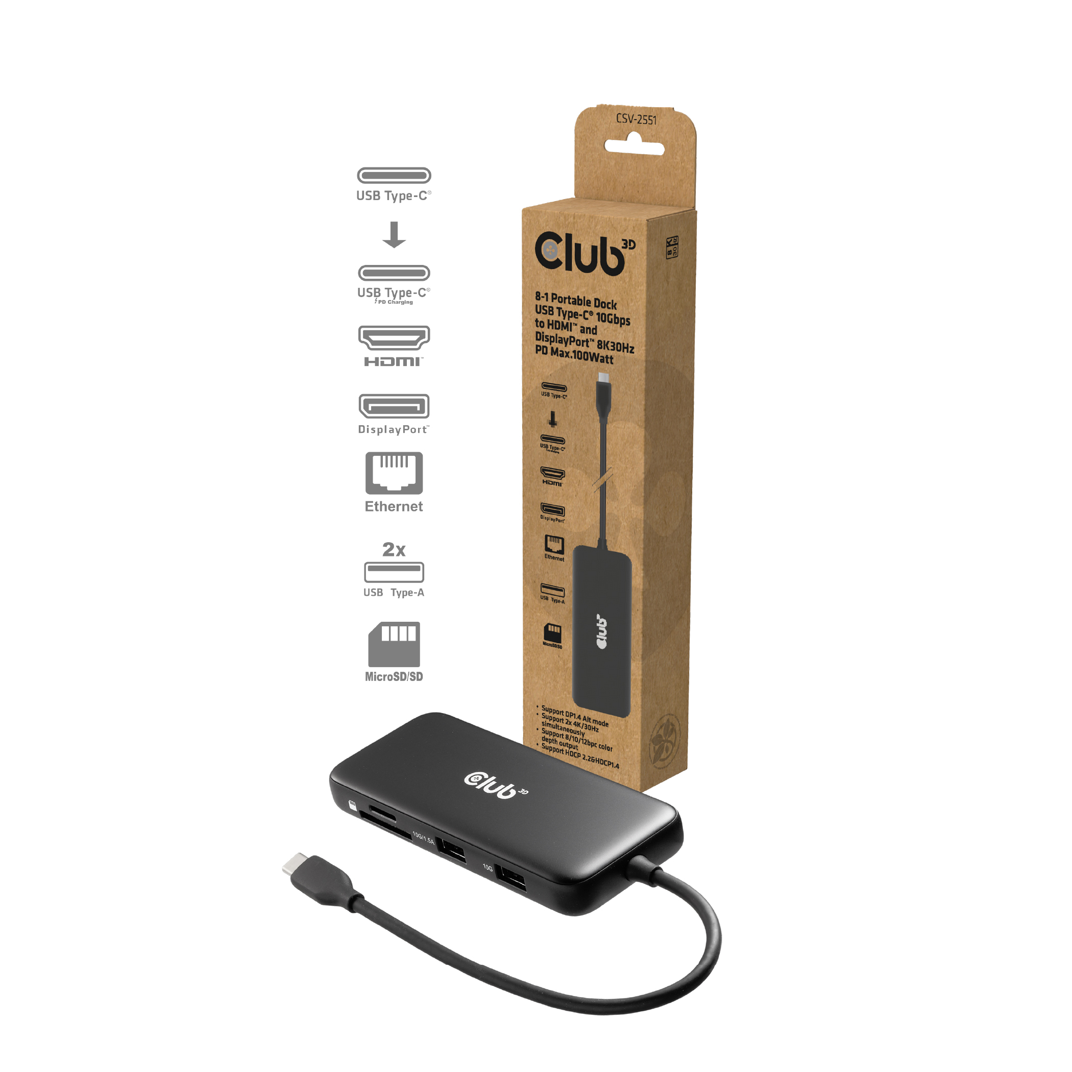 Club 3D CSV-2551