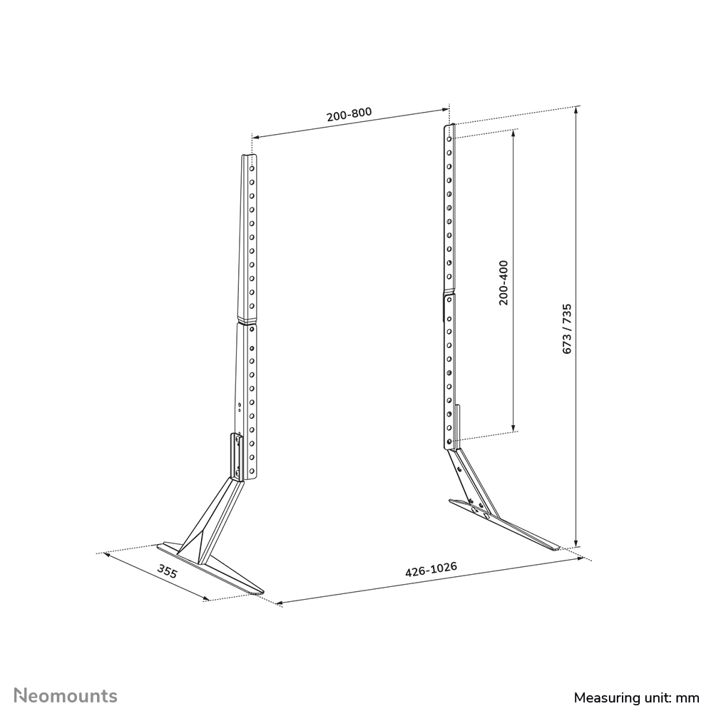 Neomounts DS45-430BL19