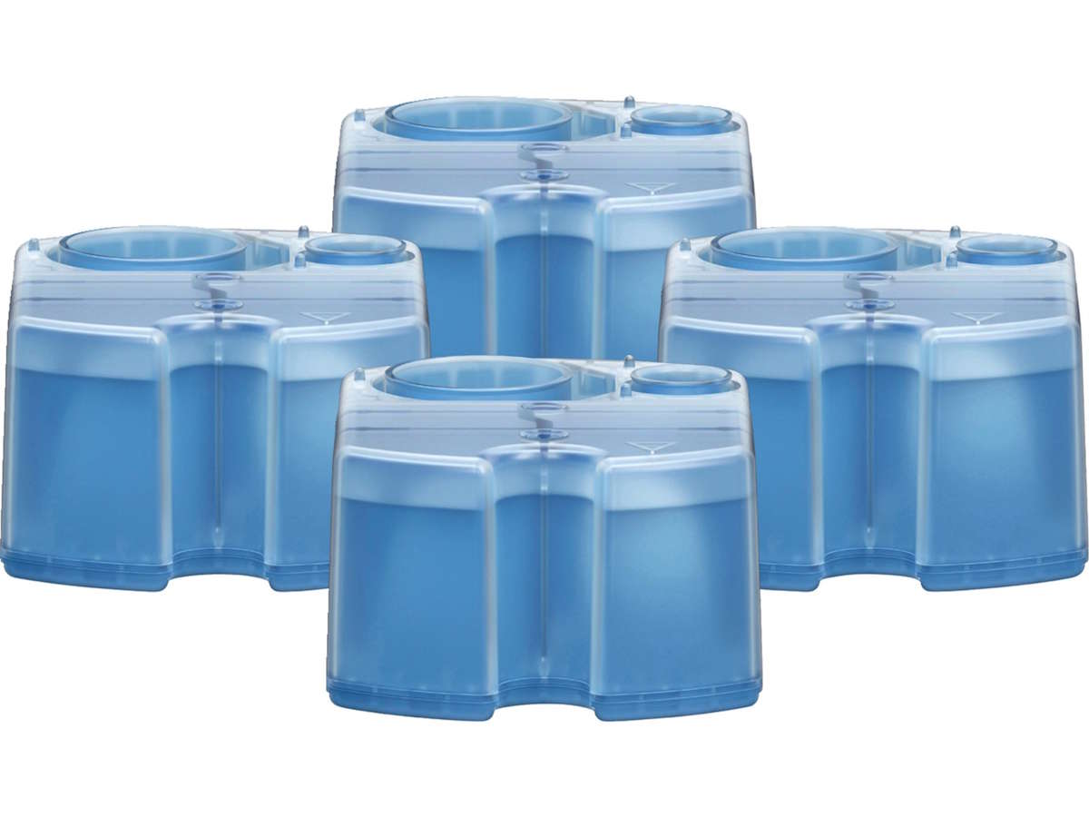 Braun CCR4 3-in-1 ShaverCare Cleaning Cartridges – for all Braun Cleaning Stations