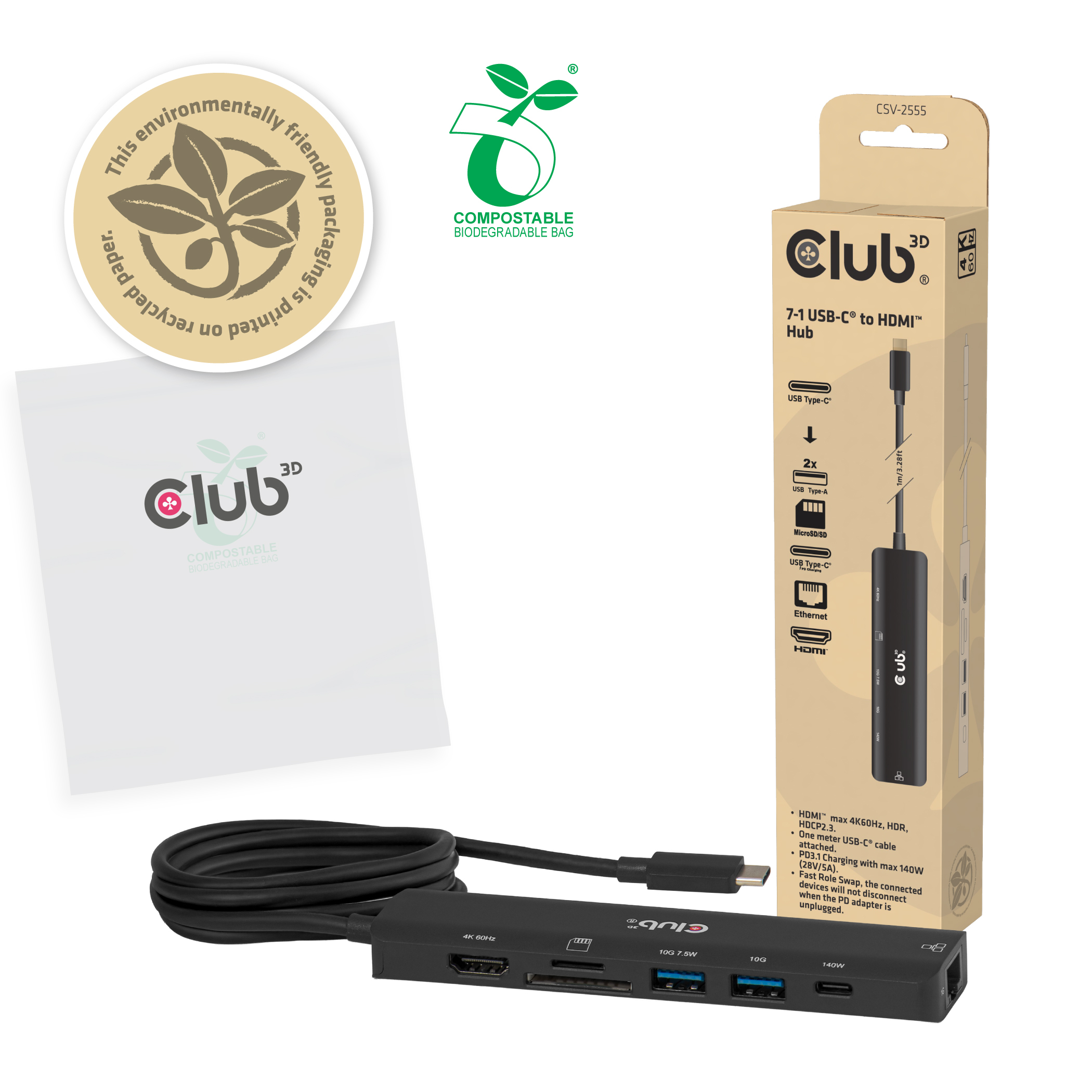 Club 3D CSV-2555