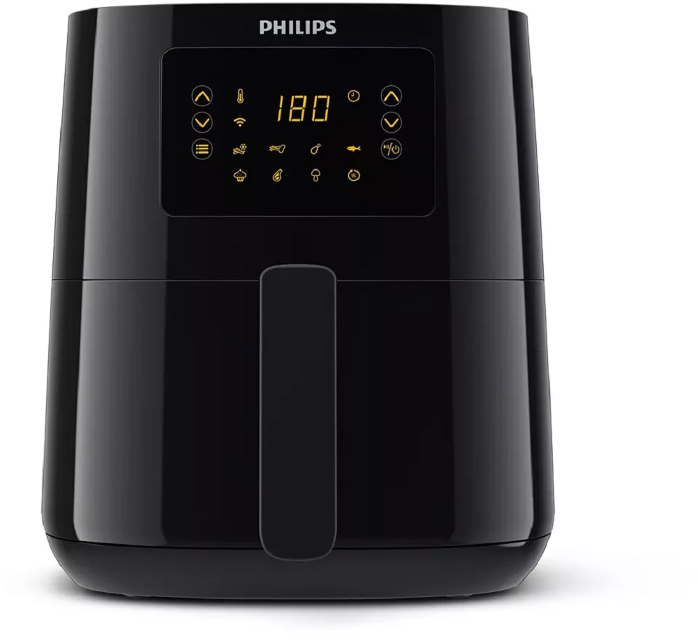 Philips HD9255/90 Airfryer in Vorderansicht mit sichtbarem Display