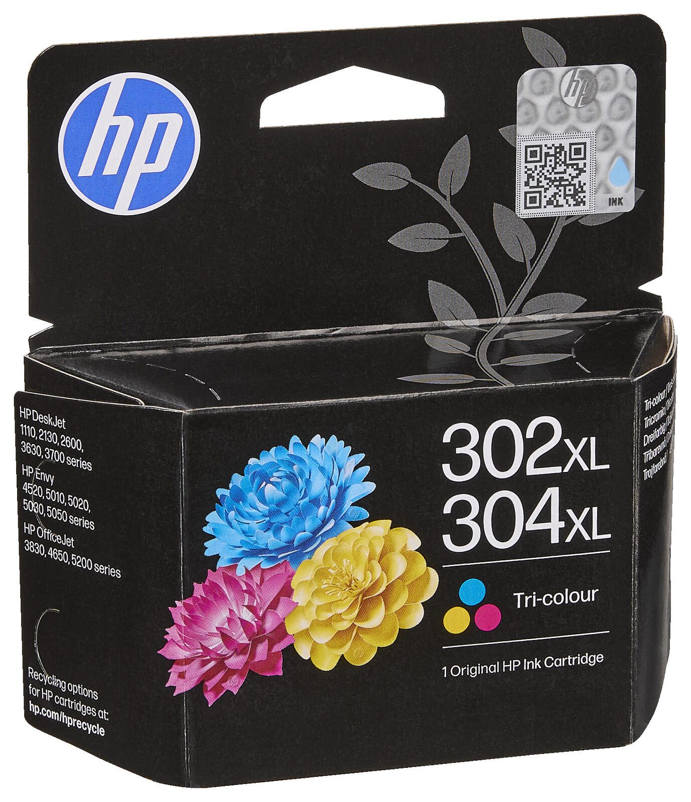 HP 302XL/304XL Cyan/Magenta/Gelb Original Druckerpatrone