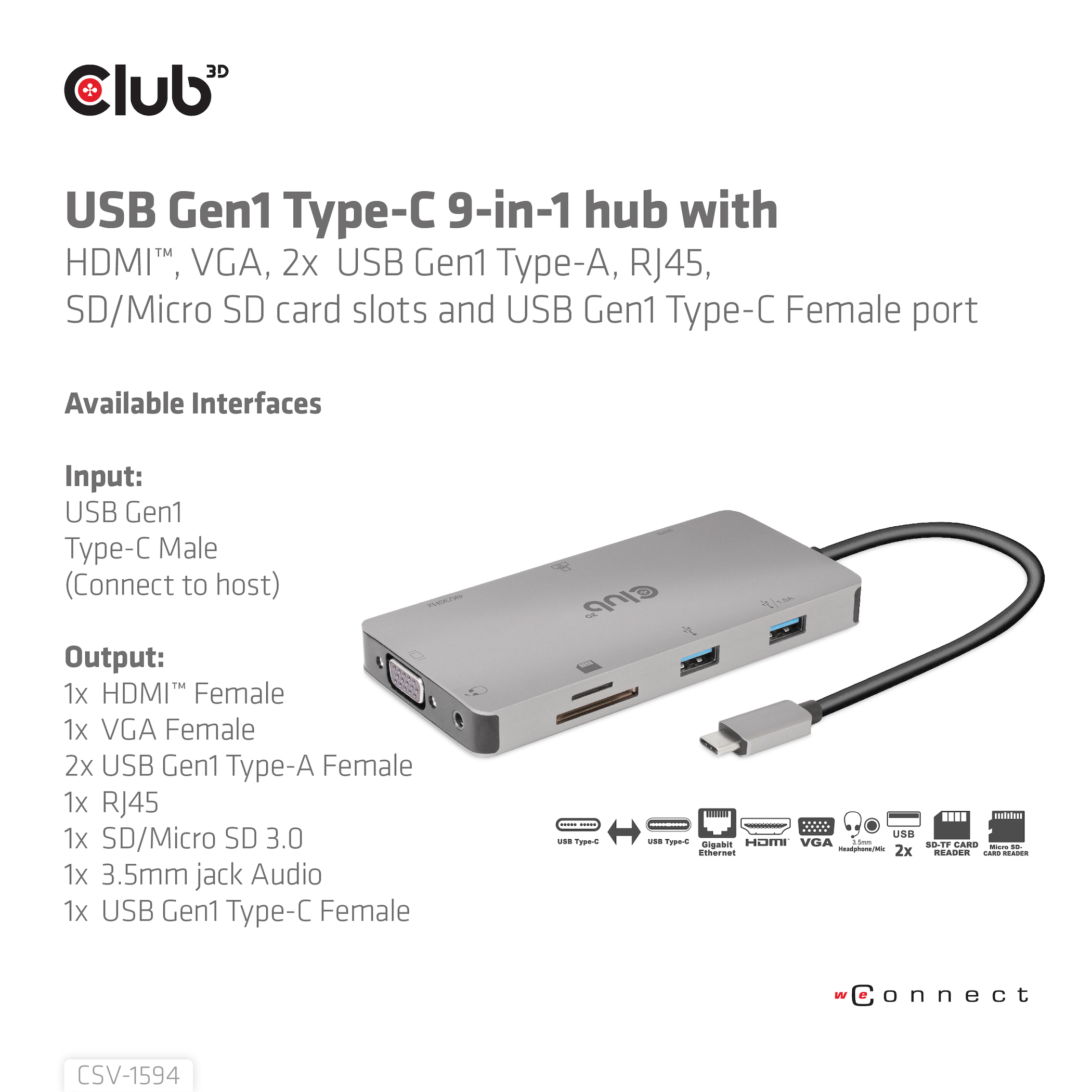 Club 3D CSV-1594