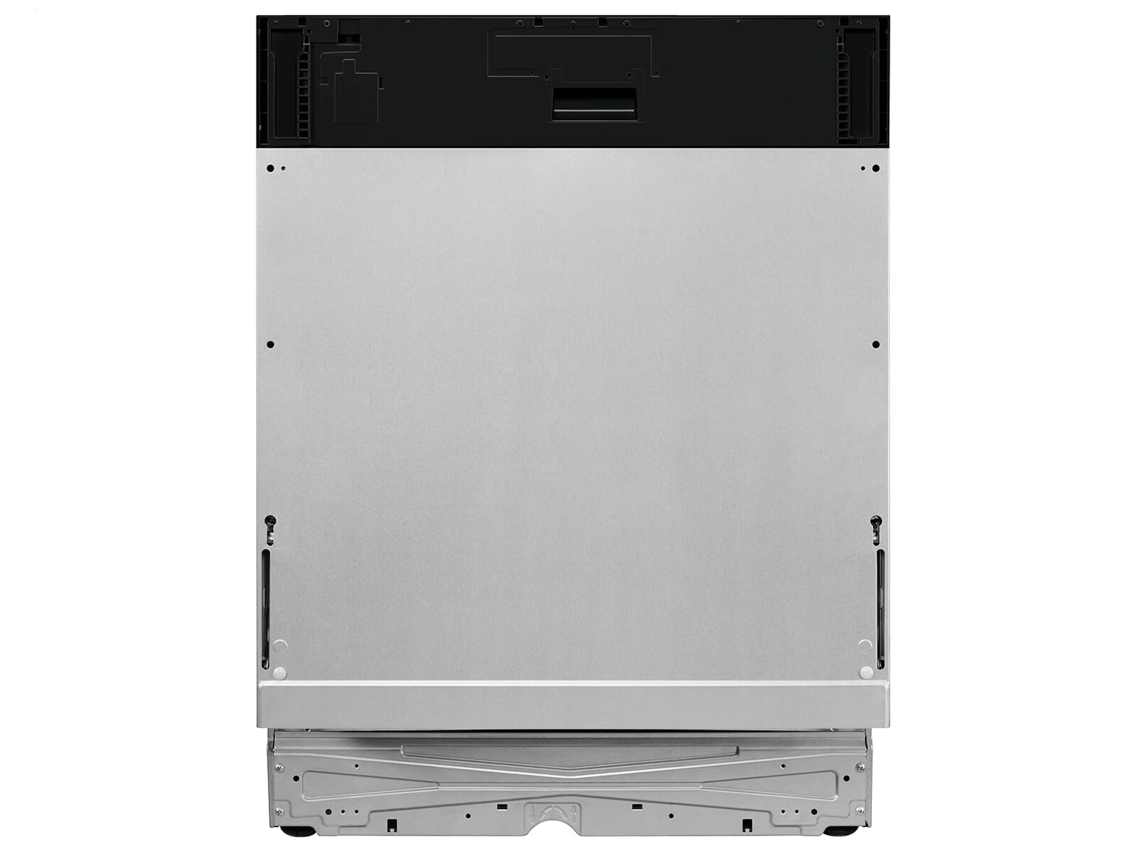 Vollintegrierbarer AEG FSE82827P Geschirrspüler in der Vorderansicht ohne montierte Möbelfront