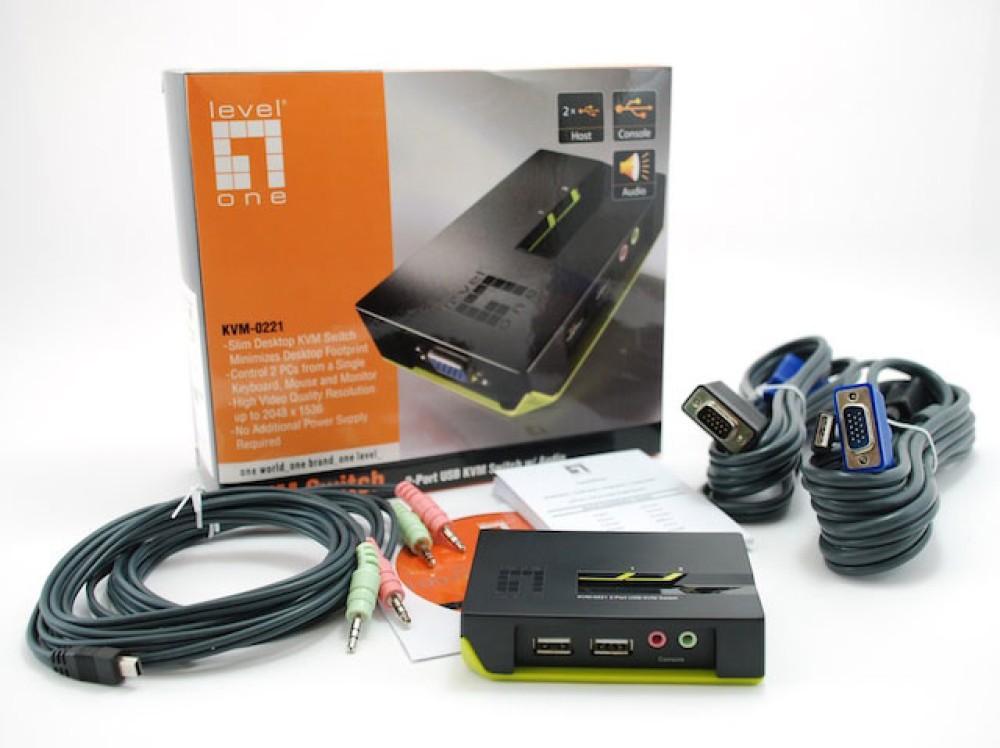 LevelOne KVM-0221