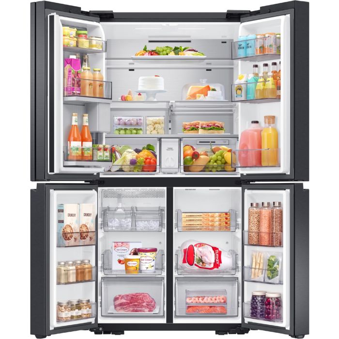 SAMSUNG Side-by-Side Kühlschrank RF65A967EB1/EG Black Steel - Festwasseranschluss