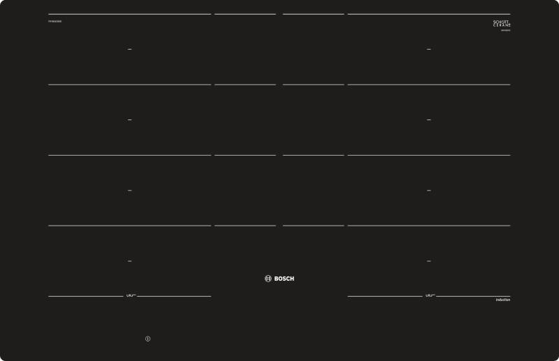 BOSCH PXY801DW4E Glaskeramik-Kochstelle 80 cm mit Überlaufschutz und Abschaltautomatik.