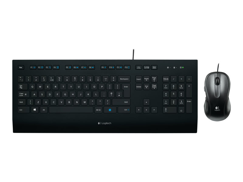 Logitech K280e Business USB Keyboard Splashproof with flat keys | EAN: 5099206076679