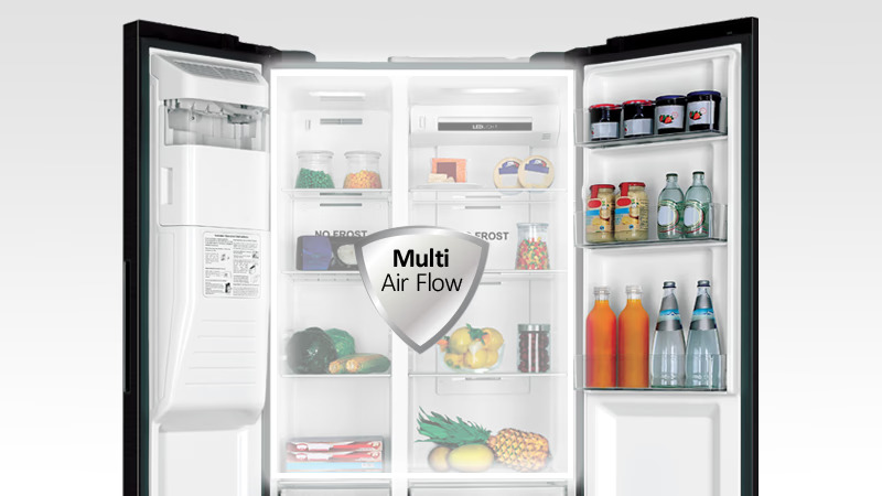 HAIER HSR5918DIPB SBS 90 SERIE 5 Side-by-Side, Schwarz Matt| EAN: 6901018082726