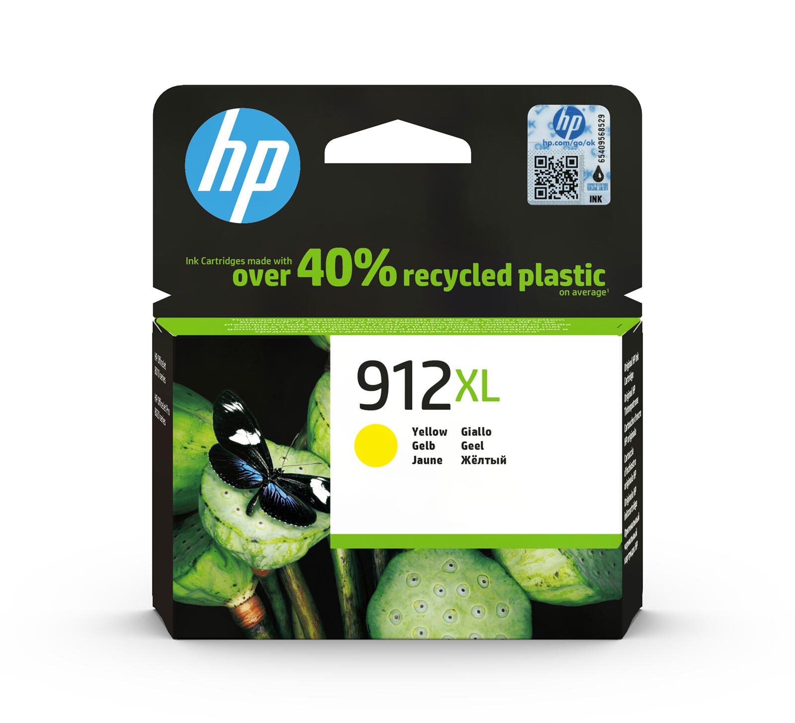 HP 912XL Gelb Original Druckerpatrone mit hoher Reichweite